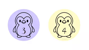 Vorschau - Bildkarten - Gruppentisch-Schilder – Pinguinklasse - Seite 3