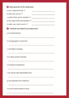 Vorschau - Arbeitsblätter - Englisch simple past Übungsblatt Practice - Seite 2