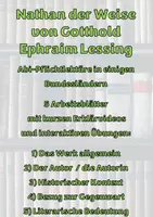 Vorschau - Arbeitsblätter - Nathan der Weise von Gotthold Ephraim Lessing (Materialpaket) - Deckblatt