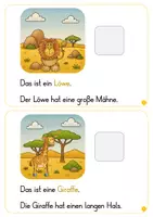 Vorschau - Fördermaterial/Inklusion - Vorlese-Klettbuch: Tiere in Afrika - Seite 3