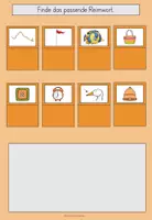 Vorschau - Spiele - Reime: Verschiedene Zuordnungsspiele - Materialset 2 (differenziert) - Seite 3
