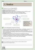 Vorschau - Arbeitsblätter - Radioaktivität Atombau - Seite 1