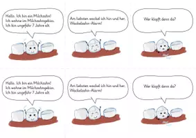 Vorschau - Mal- und Bastelvorlagen - Mein Wackelzahn – Comic - Seite 3