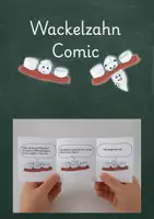 Vorschau - Mal- und Bastelvorlagen - Mein Wackelzahn – Comic - Deckblatt