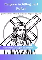 Vorschau - Arbeitsblätter - Religion in Alltag und Kultur - Rituale und Symbole - Deckblatt