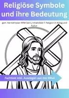 Vorschau - Arbeitsblätter - Religion Sek I - Materialpaket zu allen Inhaltsfeldern der evangelischen- und katholischen Religionslehre gem. Kernlehrplan - Seite 1
