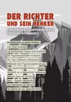 Vorschau - Unterrichtsreihen - Der Richter und sein Henker - eine zweifach differenzierte Unterrichtseinheit - Deckblatt