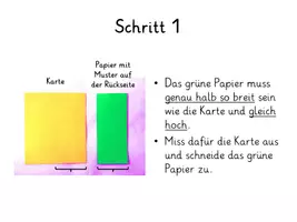 Vorschau - Mal- und Bastelvorlagen - Bastelanleitung Karte mit Spiegelherz Kunst Herz gestalten Bildanleitung - Seite 2