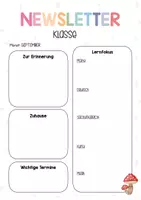 Vorschau - Anderer Materialtyp - Newsletter für die Klasse (Pro Monat oder Jahreszeit) - Seite 2