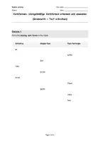 Vorschau - Arbeitsblätter - Jg. 6 ENG, Unregelmäßige Verben (Aufgaben) - Deckblatt
