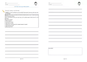 Vorschau - Arbeitsblätter - Jg. 5 ENG, simple present (Erklärung & Aufgaben) - Seite 1