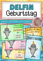 Vorschau - Anderer Materialtyp - Geburtstag feiern in der Delfinklasse - Deckblatt