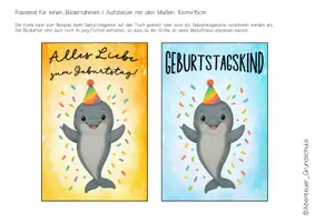 Vorschau - Anderer Materialtyp - Geburtstag feiern in der Delfinklasse - Seite 1