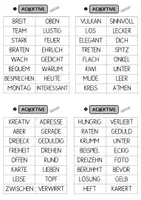 Vorschau - Stationenlernen - PAKET Klammerkarten Wortarten Nomen Verben Adjektive erkennen - Seite 1