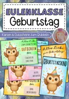 Vorschau - Anderer Materialtyp - Geburtstag feiern in der Eulenklasse - Deckblatt