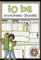 Vorschau - Arbeitsblätter - TO BE - Worksheets (Bundle) - Deckblatt