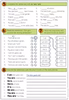 Vorschau - Arbeitsblätter - Verb to be – am, is, are | Arbeitsblätter-Bundle - Seite 2