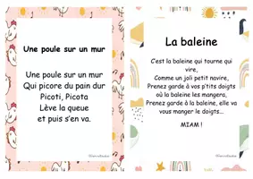 Aperçu - Jeux - Fiches comptines _ Thème les animaux - Page 3