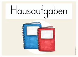 Vorschau - Lehrpläne/Lehrermaterial - Hausaufgaben-Schild / Visualisierung für Hausaufgabenparkplatz - Seite 2