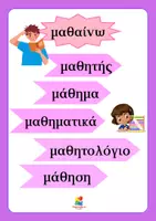 Προεπισκόπηση - Αφίσες - Οικογένειες λέξεων (Αφίσες διακόσμησης τάξης) - Σελίδα 2
