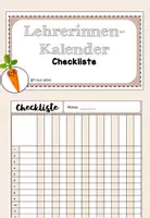 Vorschau - Lehrpläne/Lehrermaterial - Materialpaket: Lehrerinnenkalender - Seite 1