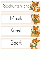 Vorschau - Präsentationen/Tafelbilder - Tagestransparenz für eine Fuchsklasse - Seite 2