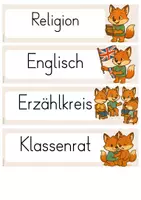 Vorschau - Präsentationen/Tafelbilder - Tagestransparenz für eine Fuchsklasse - Seite 3