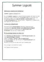 Vorschau - Arbeitsblätter - Materialpaket Bundle Summer Logicals Englisch 5-10 - Seite 2