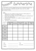 Vorschau - Arbeitsblätter - Summer Logicals 5-7 Englischunterricht Logikrätsel Sek I - Seite 3
