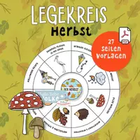 Vorschau - Arbeitsblätter - Legekreis Herbst für Kita & Grundschule - Wilma Wochenwurm - Deckblatt