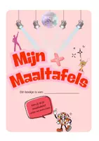 Voorbeeld - Maaltafelboekje - Voorblad