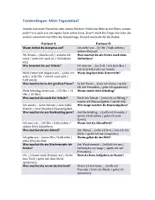 Vorschau - Arbeitsblätter - Mein Tagesablauf - Tandembogen - Seite 1
