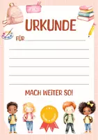 Vorschau - Anderer Materialtyp - Urkunden & Zeugnisse für Kinder (4 Stück) – zur Motivation in Schule, für Auszeichnungen im Schulalltag und bei Veranstaltungen & kleine Erfolge - Seite 1