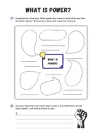 Vorschau - Arbeitsblätter - What Is Power? Introductory Worksheets - Teaching Material for The Wave (Novel by T. Strasser) - Seite 1