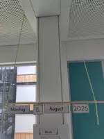 Vorschau - Präsentationen/Tafelbilder - Datum zum Aufhängen - aufgehängt an einem Holzstab - Seite 1