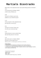 Vorschau - Arbeitsblätter - Martials Epigramme als "Disstracks" - Deckblatt