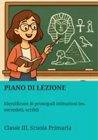 anteprima - Piani di lezione - Identificare le principali istituzioni (es. sacerdoti, scribi) - Pagina di copertina