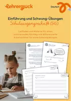 Vorschau - Unterrichtsreihen - Schreibschrift (SAS) Einführung und Schwungübungen - Deckblatt