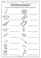Vorschau - Arbeitsblätter - Küchenutensilien – Arbeitsgeräte Schulküche - Arbeitsblätter für Ernährung und Haushalt / Hauswirtschaft (Klasse 5-8) - Seite 2