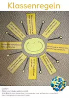 Vorschau - Mal- und Bastelvorlagen - Materialpaket_ Schilder und Klassenregeln - Seite 1