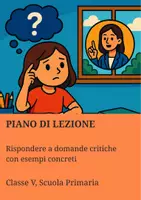 anteprima - Piani di lezione - Rispondere a domande critiche con esempi concreti - Pagina di copertina