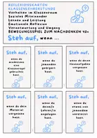 Vorschau - Spiele - Steh auf, wenn ..., Klassenlehrerstunde, Reflexion - Deckblatt