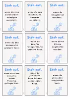 Vorschau - Spiele - Steh auf, wenn ..., Klassenlehrerstunde, Reflexion - Seite 1