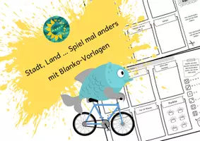 Vorschau - Spiele - Stadt, Land ... Spiel mal anders - mit Blanko-Vorlagen - Deckblatt