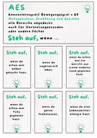 Vorschau - Spiele - Steh auf wenn, ... AES/Fächerübergreifend Bewegungsspiel zum Kennenlernen - Deckblatt