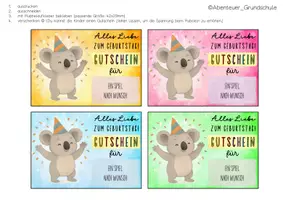 Vorschau - Anderer Materialtyp - Geburtstag feiern in der Koalaklasse - Seite 3
