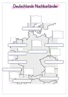 Vorschau - Arbeitsblätter - Deutschlands Nachbarländer - Deckblatt