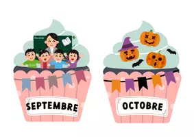 Aperçu - Affichage - Affichage anniversaires cupcakes - Page 1