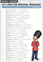 Vorschau - Arbeitsblätter - Personal Pronouns – Personalpronomen Englisch | Worksheet 3-fach differenziert - Seite 2