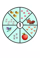 Vorschau - Fördermaterial/Inklusion - Mengen erkennen Kreis-Klammerkarten - Seite 2